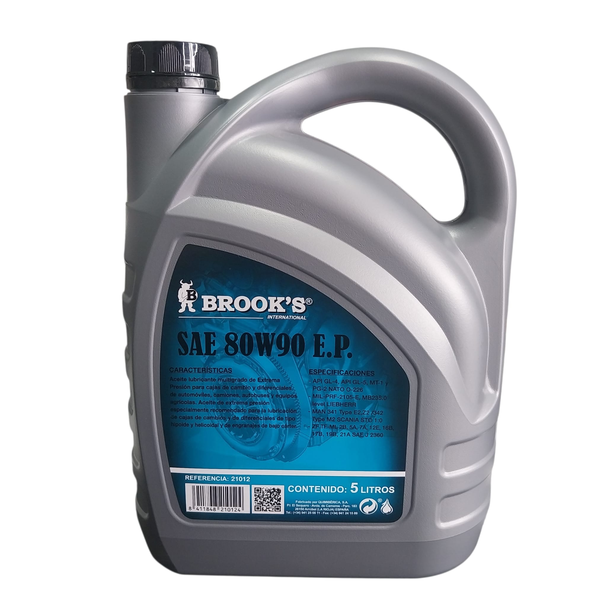 ACEITE LUBRICANTE MULTIGRADO SAE 80W90 E.P. - Imagen 2
